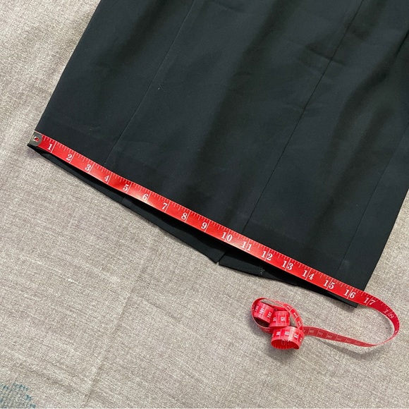 Bebe High Waisted Tailored Pencil Skirt — Black Size 4 - Picture 6 of 9